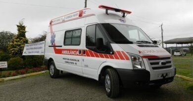 Ambulância doada pela Klabin